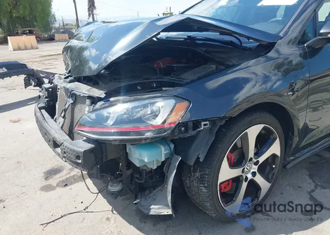 2017 Volkswagen Golf Gti Autobahn 4-Door из США, поврежденный, VIN 3VW447AU9HM006725